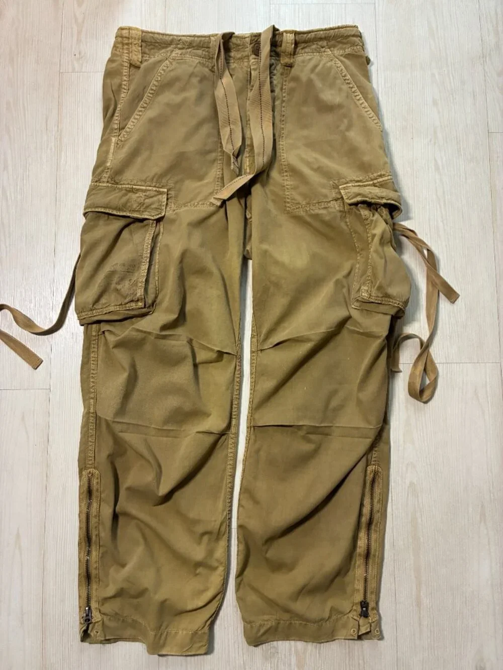 Vintage Abercrombie & Fitch Y2K-era Men's Paratrooper Cargo Pants Size Medium